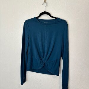 Athleta Teal Long Sleeve Active Top